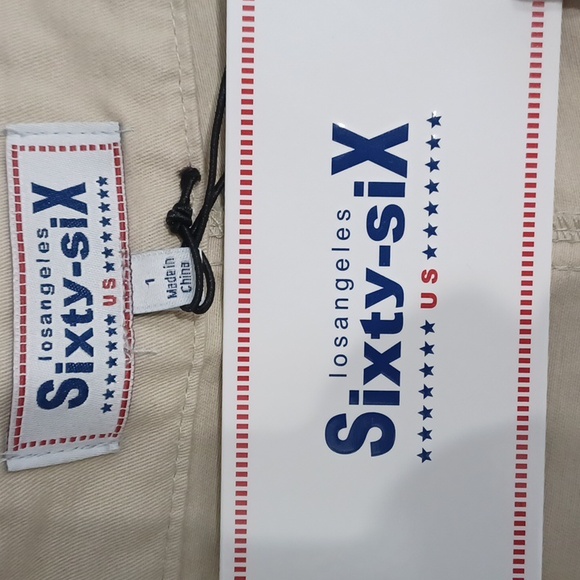 Los Angeles Sixty Six wide leg pants. Cargo pants w/ pockets.  Size 1.  NWT - Picture 15 of 15